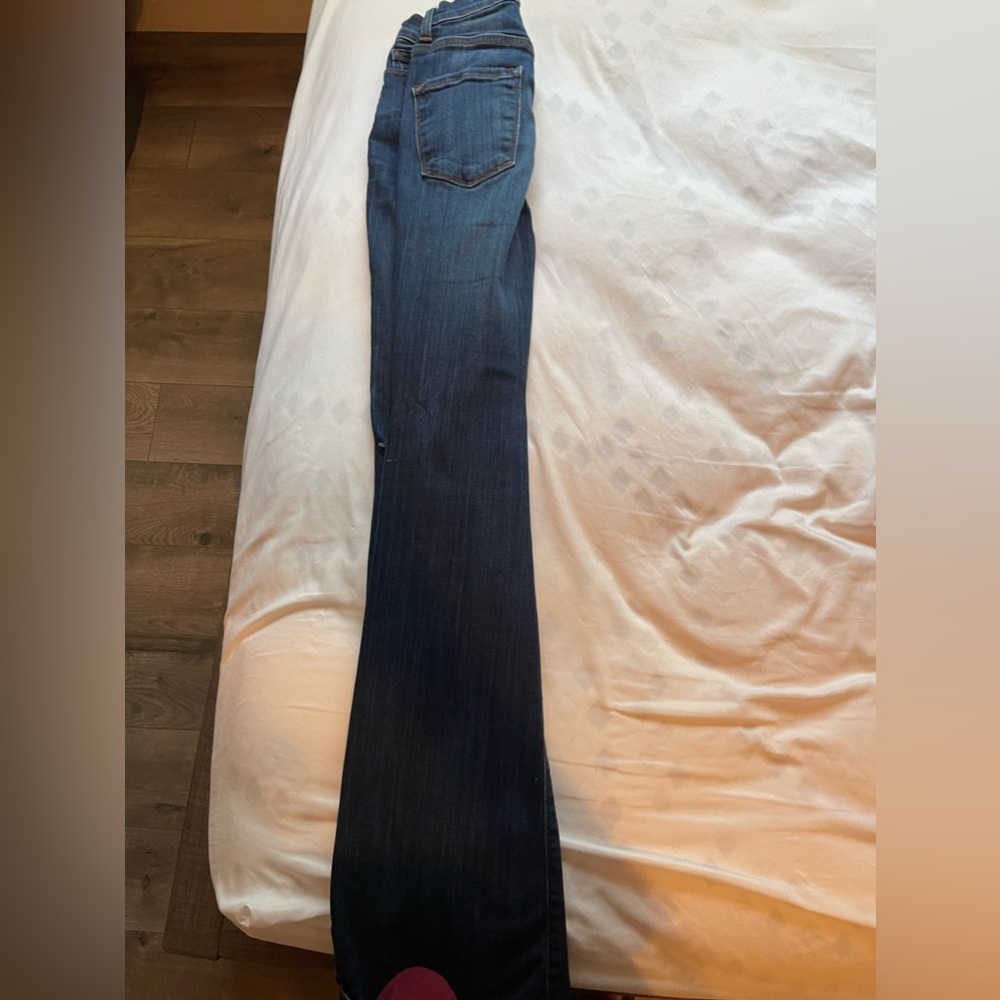 High rise vibrant jeans
